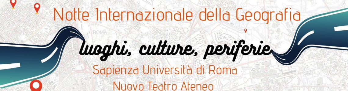 locandina Notte della geografia Teatro Ateneo Sapienza